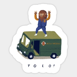 teen yolo Sticker